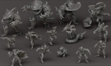 Load image into Gallery viewer, Wave of Woe - Deep Sea Fantasy Football Team - 20 models - 32mm scale
