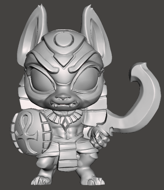 Chibi Anubis - Egyptian God