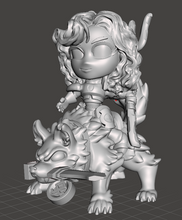 Load image into Gallery viewer, Rider Girls - Evelynn on Sword Wolf
