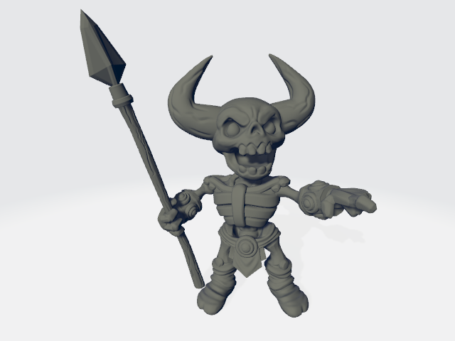 Chibiatures - Skeleton Leader #2