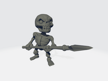 Load image into Gallery viewer, Chibiatures - Skeleton Spear #1
