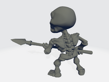 Load image into Gallery viewer, Chibiatures - Skeleton Spear #1
