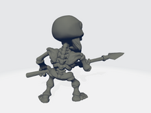 Load image into Gallery viewer, Chibiatures - Skeleton Spear #4
