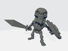 Load image into Gallery viewer, Chibiatures - Skeleton Sword and Shield #2
