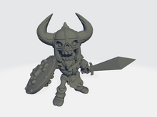 Load image into Gallery viewer, Chibiatures - Skeleton Warrior #4
