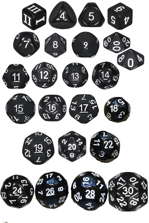 24 Unusual DCC Dice Super Sized Set