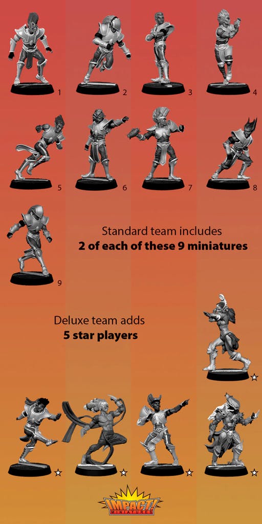 Pro Elf Deluxe Fantasy Football Team