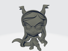 Load image into Gallery viewer, Chibi Tiefling Mage
