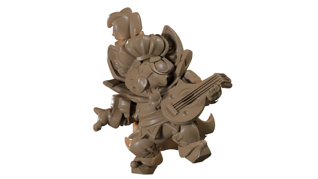 Capsule Chibi - Corgi Bard