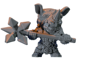Load image into Gallery viewer, Capsule Chibi - Rock / Rhino Warrior / Knight
