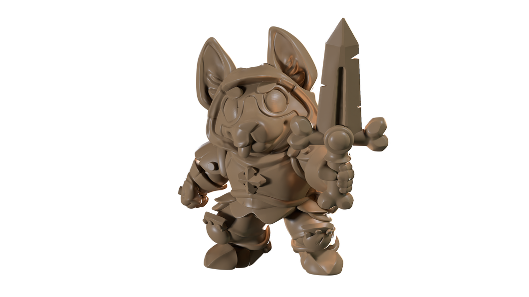 Capsule Chibi - Corgi Paladin