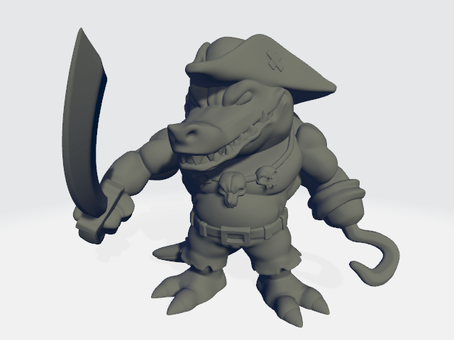 Chibiatures - Werecrocodile #6