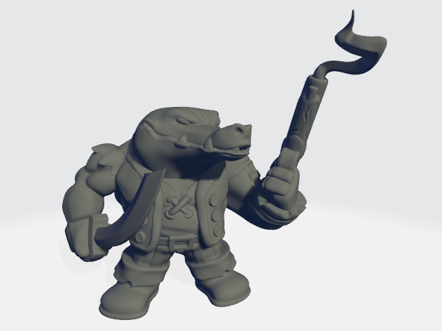 Chibiatures - Werecrocodile #8