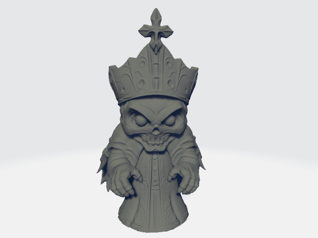 Seahorse 3D - Skeleton Bishop