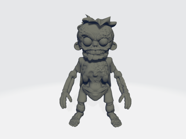 Seahorse 3D - Zombie #1