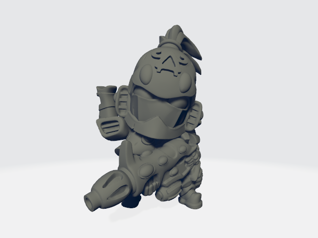 Grimdark Cuteness - Almond Head Ranger #2