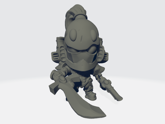 Grimdark Cuteness - Almond Head Ranger #3