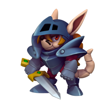 Load image into Gallery viewer, Capsule Chibi - Axel - Opossum Knight
