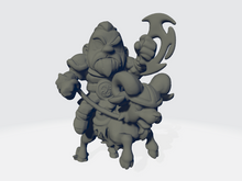 Load image into Gallery viewer, Big Head Chibi - Goat Rider Warrior
