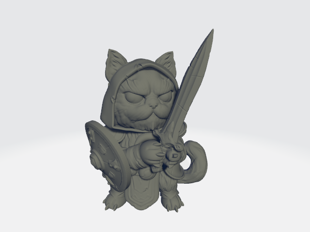 Seahorse 3D - Cat Warrior