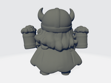 Load image into Gallery viewer, Big Head Chibi - Viking Cheers Girl #2
