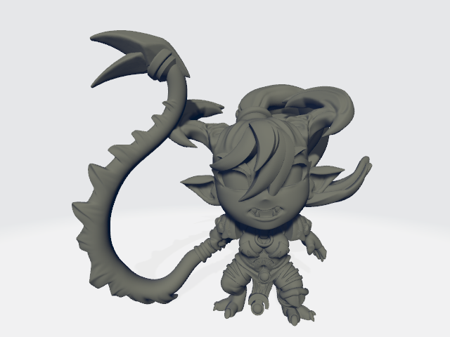 Grimdark Cuteness - Claw Chick #3