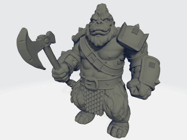 Seahorse 3D - Gorilla Barbarian