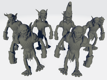 Load image into Gallery viewer, Tzeentch Chaos Dwarf Fantasy Football - Pack of 6 Hobgoblins
