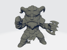 Load image into Gallery viewer, Big Head Chibi - Viking Linemen
