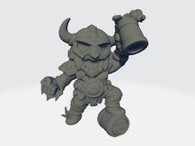 Load image into Gallery viewer, Big Head Chibi - Viking Linemen
