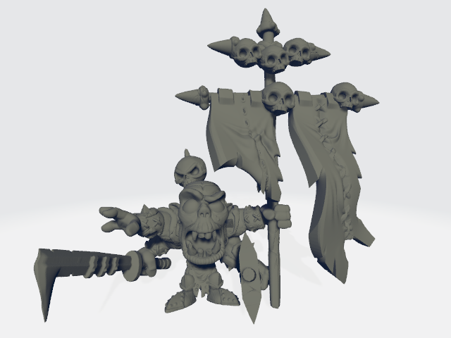 Dice Heads - Mutant Orc