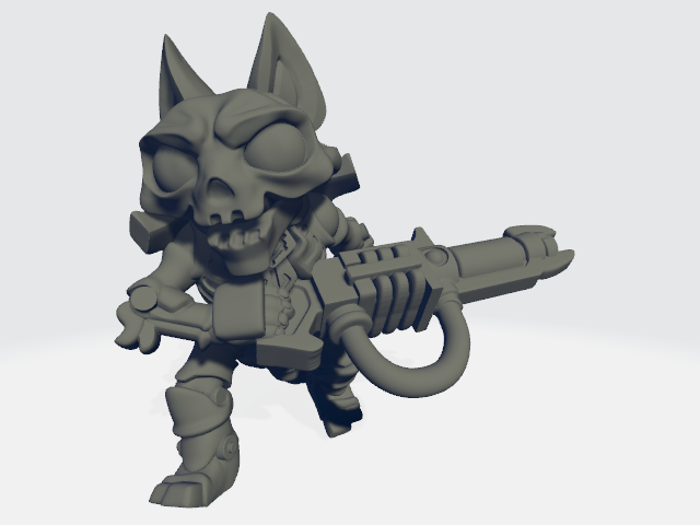 Grimdark Cuteness - Neko Mortal #2