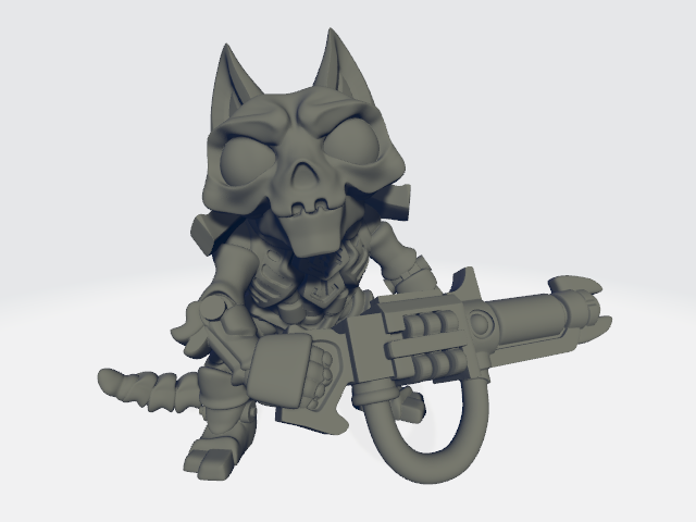 Grimdark Cuteness - Neko Mortal #3
