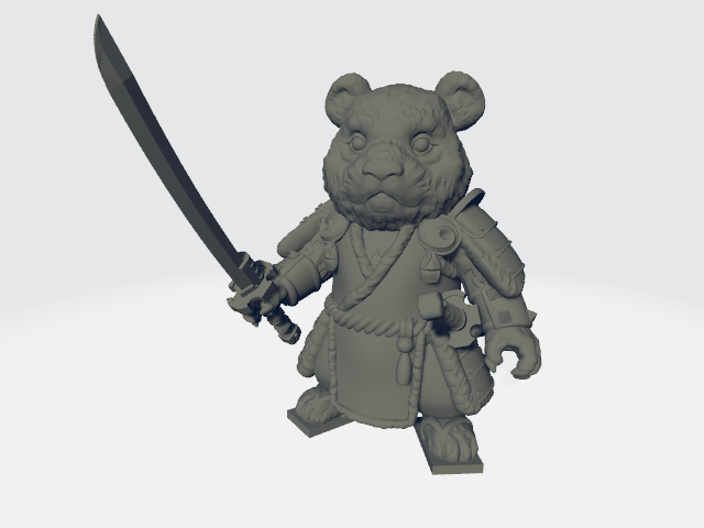 Seahorse 3D - Panda Samurai