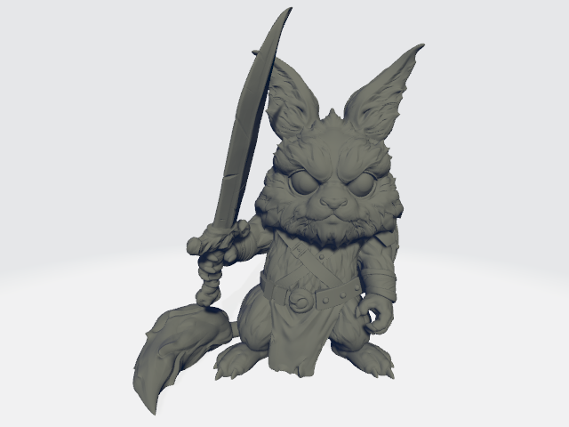 Seahorse 3D - Rabbit Barbarian