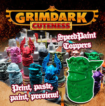Load image into Gallery viewer, Grimdark Cuteness - SpeedPaint Bottle Toppers
