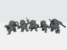 Load image into Gallery viewer, Capsule Chibi - Turtle Power - Full Set
