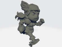 Load image into Gallery viewer, Big Head Chibi - Viking Valkyrie Runner #1
