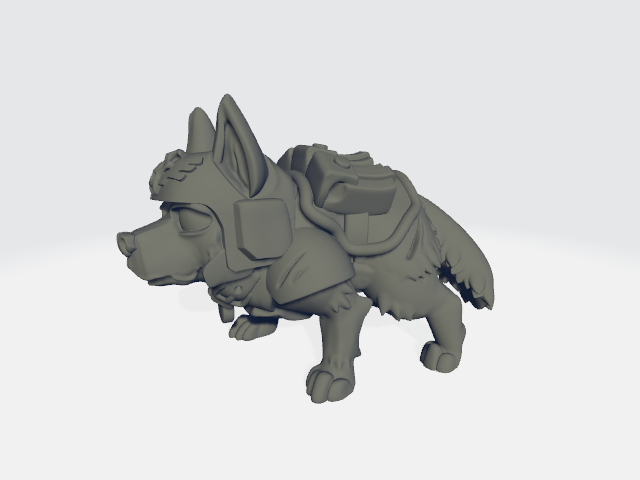 Grimdark Cuteness - Sgt Barker