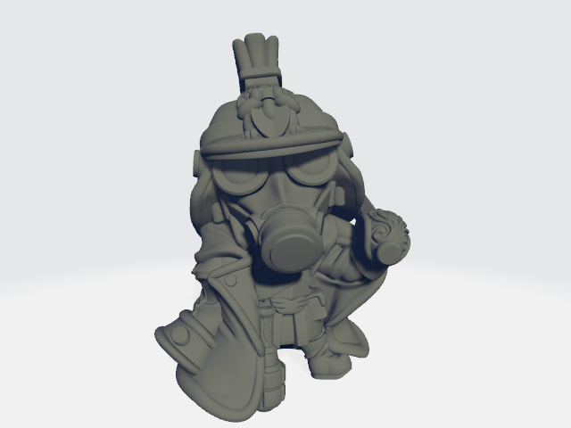 Chibi Mechanicute - Shovel Korps Kommander