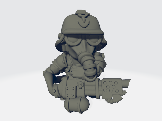 Grimdark Cuteness - Shovel Flamer #3