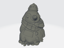 Load image into Gallery viewer, Capsule Chibi - Penguin Snowman
