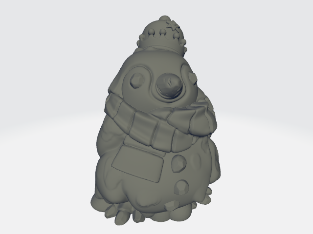 Capsule Chibi - Penguin Snowman