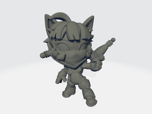 Load image into Gallery viewer, Capsule Chibi - Space Cat Girl
