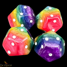 Load image into Gallery viewer, TDSO DodecaD2 - Pipped 12 Sided D2 (Set of 4)

