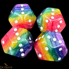 Load image into Gallery viewer, TDSO DodecaD3 - Pipped 12 Sided Spot D3 Dice (Set of 4)
