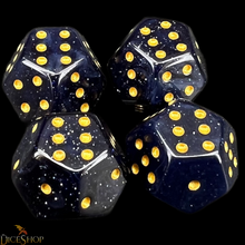 Load image into Gallery viewer, TDSO DodecaD6 - Pipped 12 Sided D6 (Set of 4)
