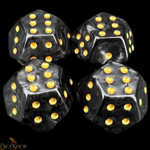 Load image into Gallery viewer, TDSO DodecaD6 - Pipped 12 Sided D6 (Set of 4)
