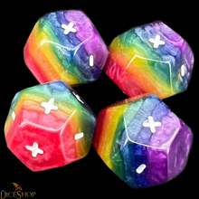 Load image into Gallery viewer, TDSO DodecaFate - 12 Sided Fate / Fudge Dice (Set of 4)
