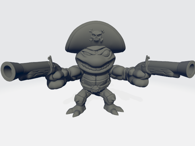 Chibiatures - Turtle Pirate #11